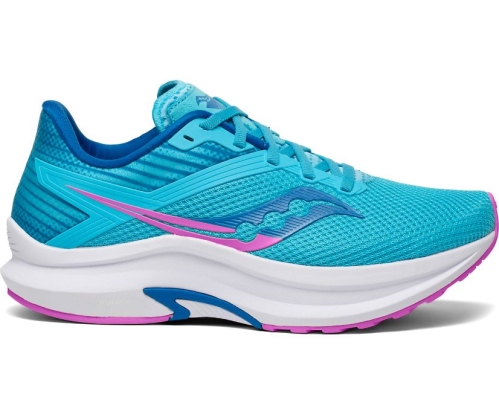 Tenis Saucony Axon Mujer Zapatillas Running Blaze / Royal México MX-374-SO